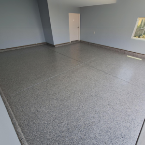 Garage with Nebula flake color.